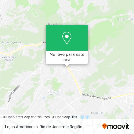 Lojas Americanas mapa