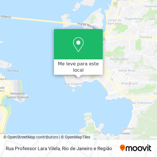 Rua Professor Lara Vilela mapa