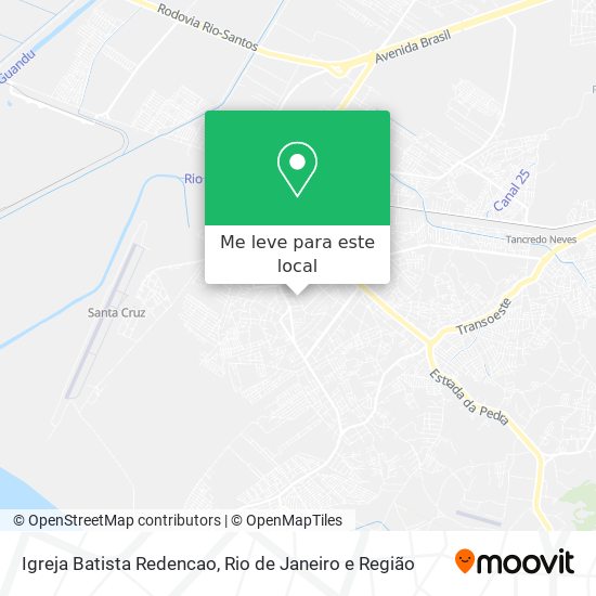 Igreja Batista Redencao mapa