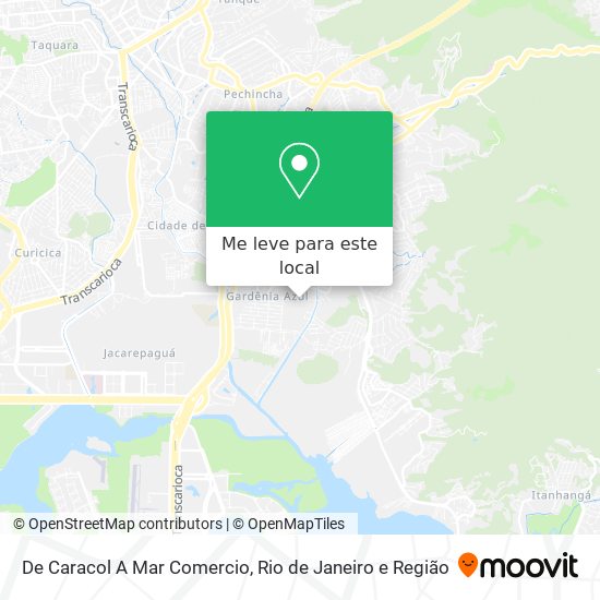 De Caracol A Mar Comercio mapa