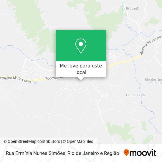 Rua Ermínia Nunes Simões mapa