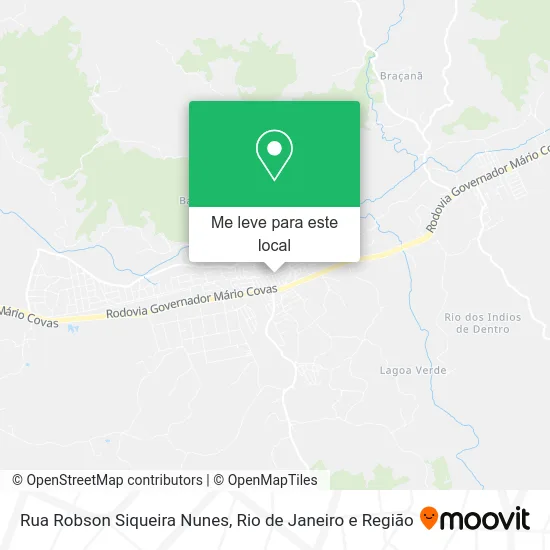 Rua Robson Siqueira Nunes mapa
