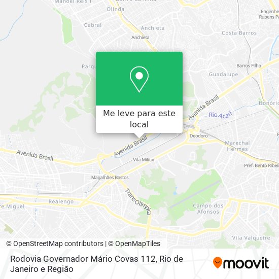 Rodovia Governador Mário Covas 112 mapa