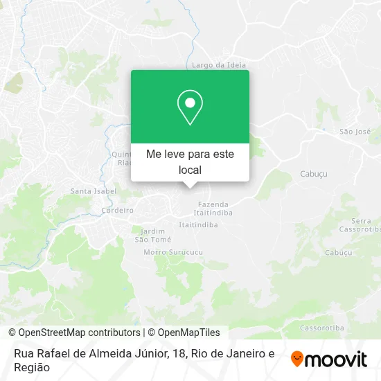 Rua Rafael de Almeida Júnior, 18 mapa