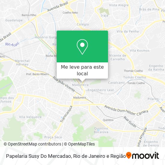Papelaria Susy Do Mercadao mapa