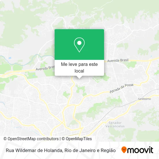 Rua Wildemar de Holanda mapa