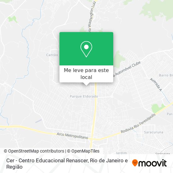 Cer - Centro Educacional Renascer mapa