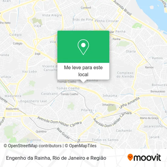 Engenho da Rainha mapa