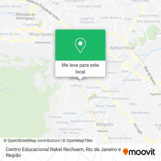 Centro Educacional Rakel Rechuem mapa