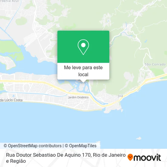 Rua Doutor Sebastiao De Aquino 170 mapa
