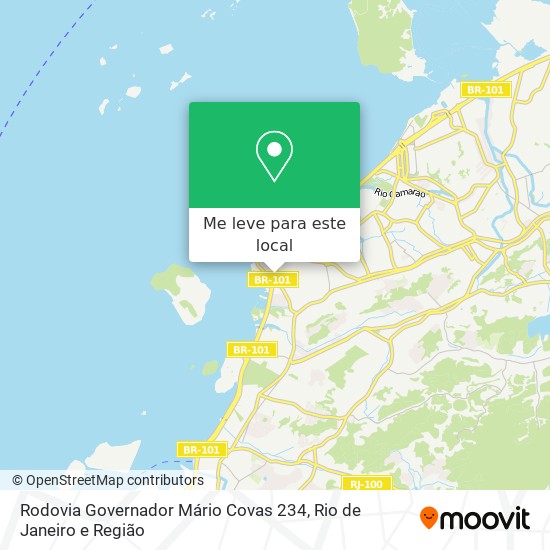 Rodovia Governador Mário Covas 234 mapa
