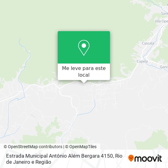 Estrada Municipal Antônio Além Bergara 4150 mapa