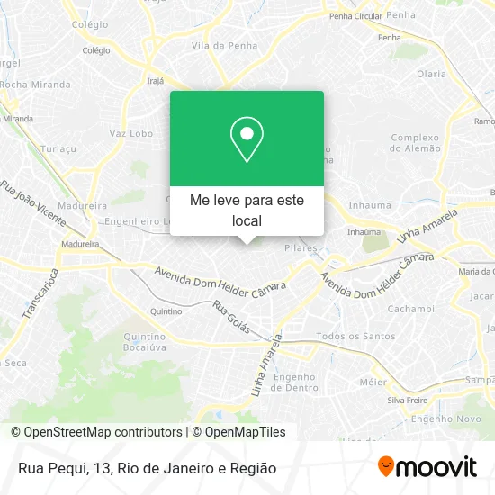 Rua Pequi, 13 mapa
