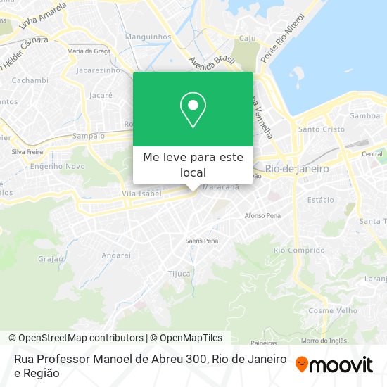 Rua Professor Manoel de Abreu 300 mapa