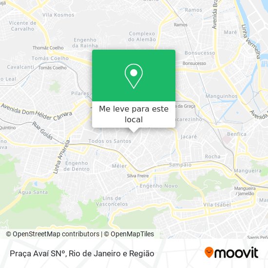 Praça Avaí SNº mapa