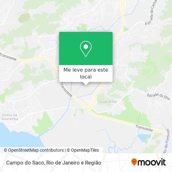 Campo do Saco mapa