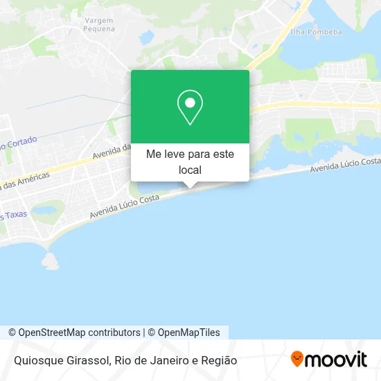 Quiosque Girassol mapa