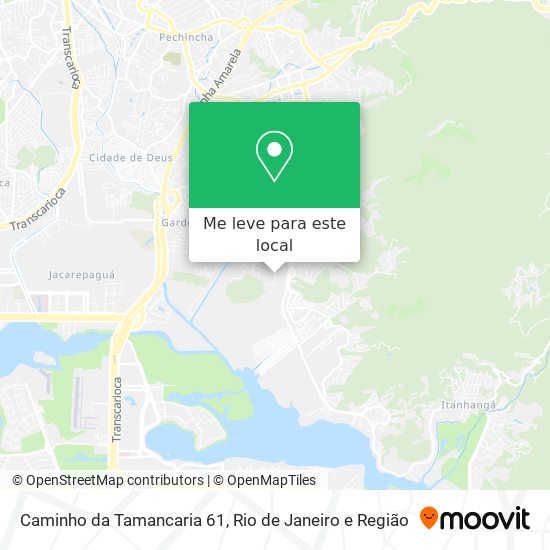 Caminho da Tamancaria 61 mapa