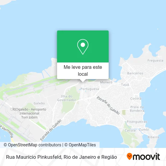 Rua Maurício Pinkusfeld mapa
