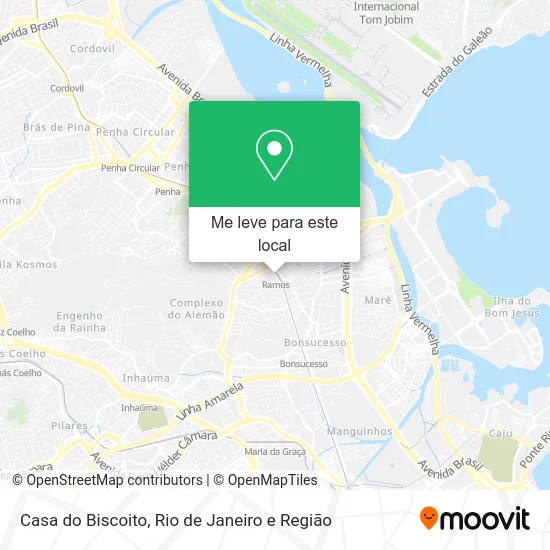 Casa do Biscoito mapa