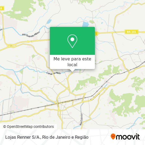 Lojas Renner S/A. mapa