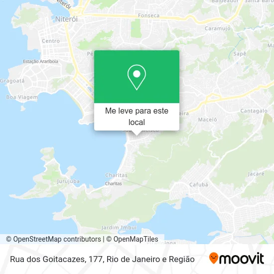 Rua dos Goitacazes, 177 mapa