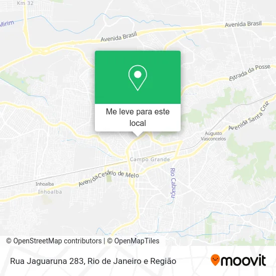 Rua Jaguaruna 283 mapa
