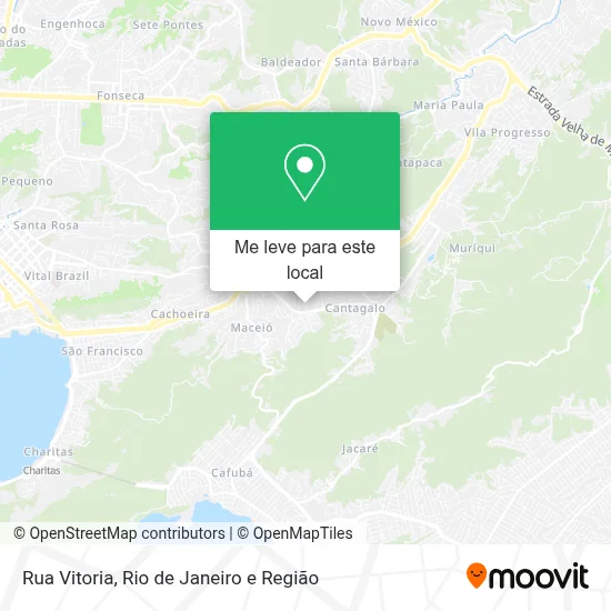 Rua Vitoria mapa