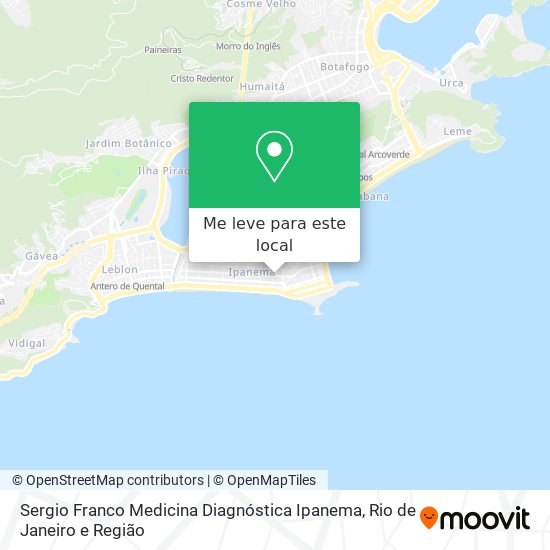 Sergio Franco Medicina Diagnóstica Ipanema mapa