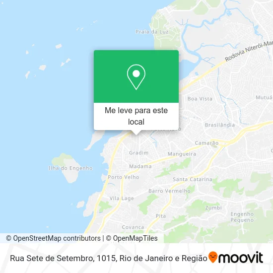 Rua Sete de Setembro, 1015 mapa