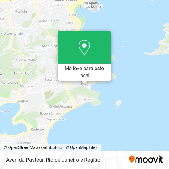Avenida Pasteur mapa
