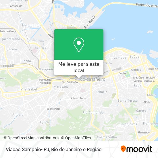 Viacao Sampaio- RJ mapa
