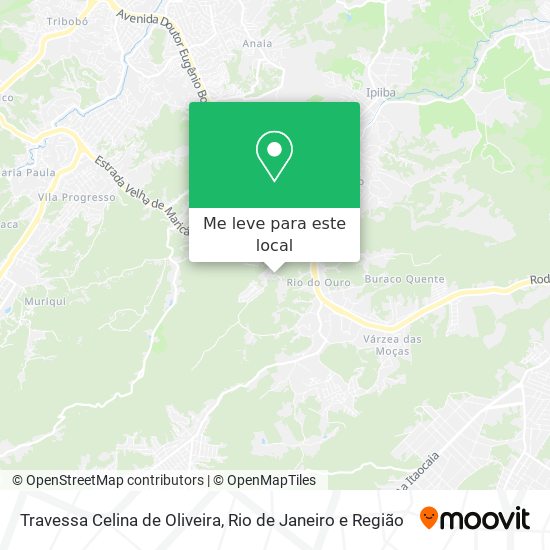 Travessa Celina de Oliveira mapa