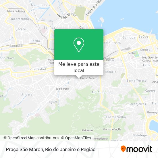 Praça São Maron mapa