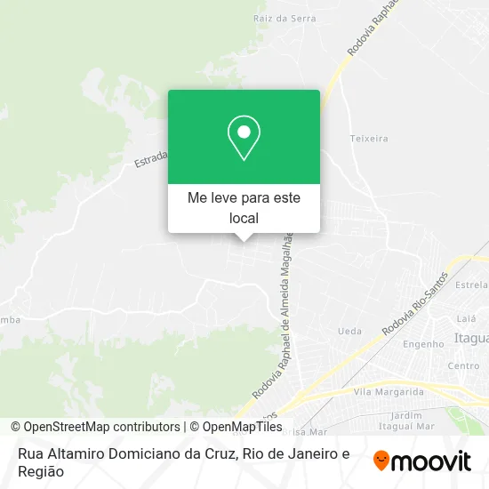 Rua Altamiro Domiciano da Cruz mapa