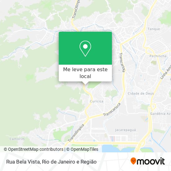 Rua Bela Vista mapa