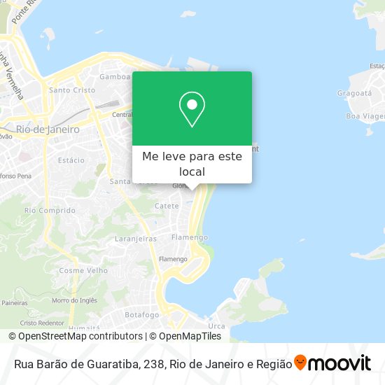 Rua Barão de Guaratiba, 238 mapa