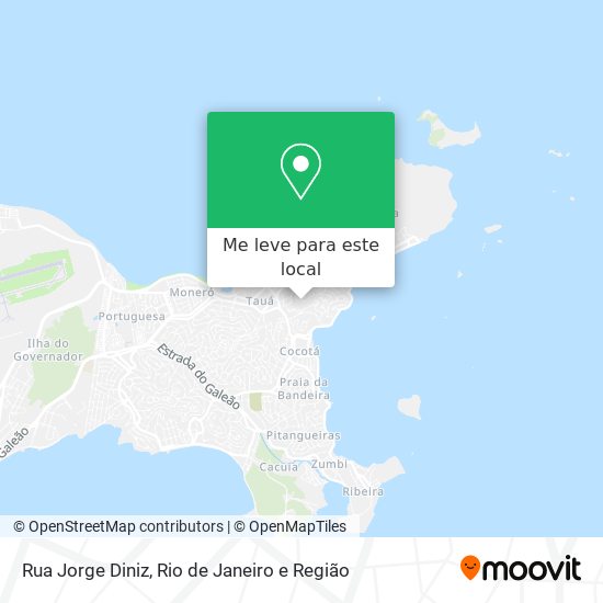 Rua Jorge Diniz mapa