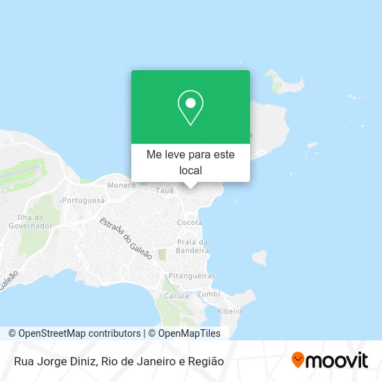 Rua Jorge Diniz mapa