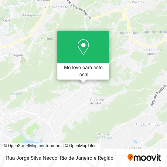 Rua Jorge Silva Necco mapa