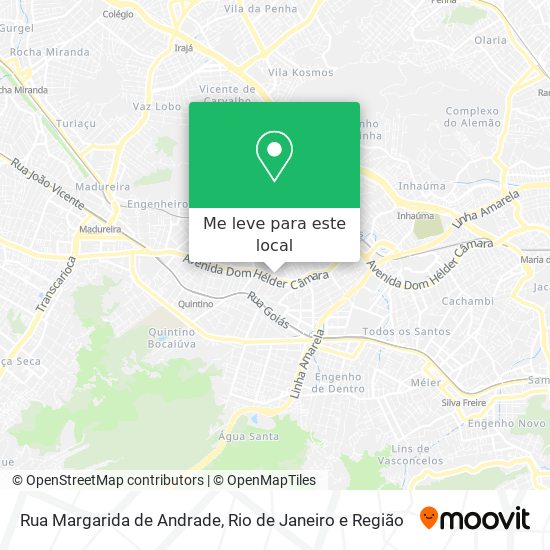 Rua Margarida de Andrade mapa