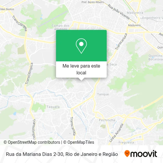 Rua da Mariana Dias 2-30 mapa