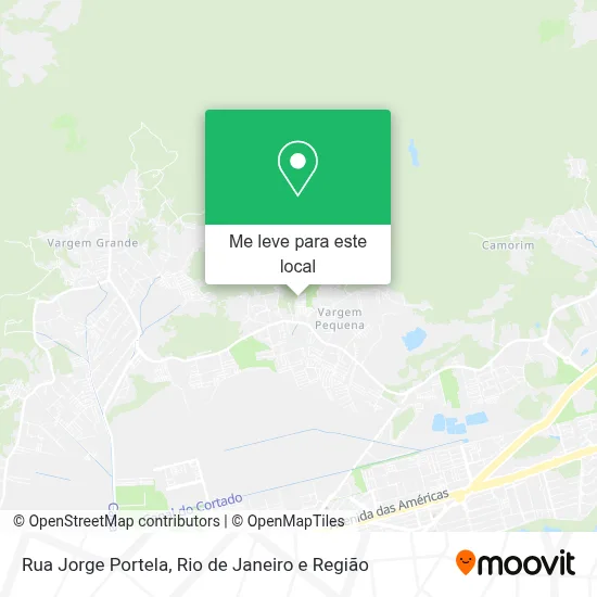 Rua Jorge Portela mapa