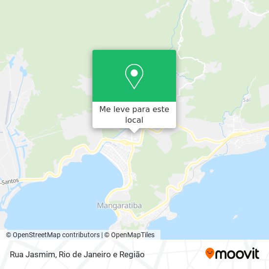 Rua Jasmim mapa