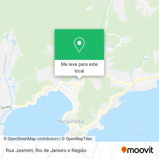 Rua Jasmim mapa
