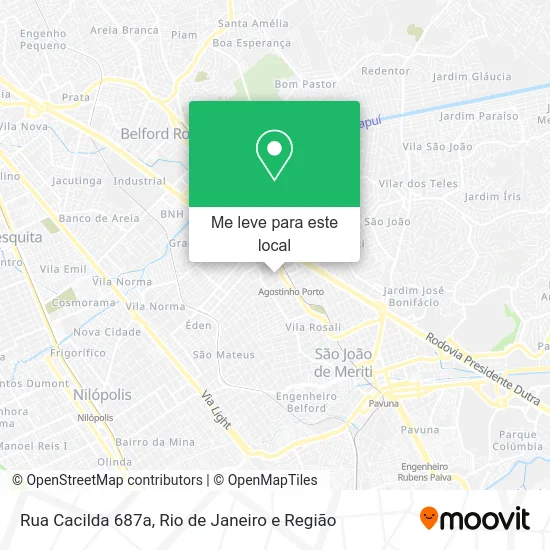 Rua Cacilda 687a mapa