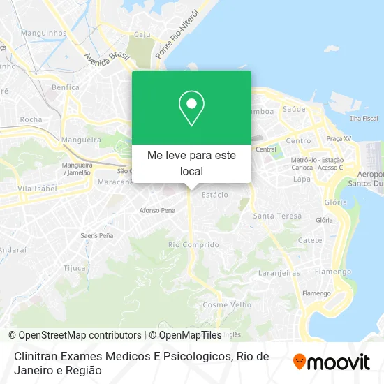Clinitran Exames Medicos E Psicologicos mapa