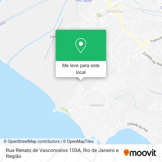 Rua Renato de Vasconcelos 103A mapa