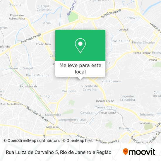 Rua Luiza de Carvalho 5 mapa