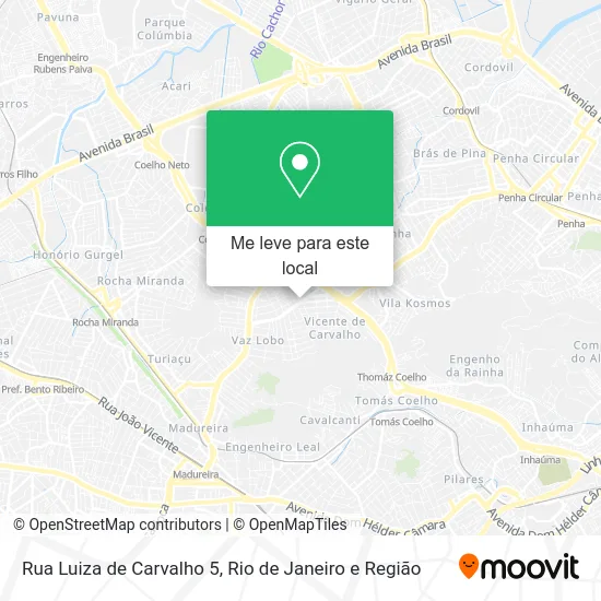 Rua Luiza de Carvalho 5 mapa